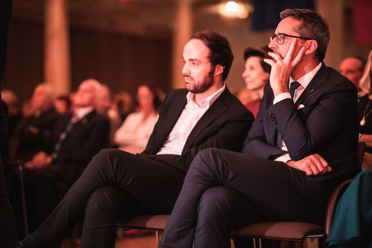 Parteiobmann Philipp Achammer und Landeshauptmann Arno Kompatscher Parteiobmann Philipp Achammer und Landeshauptmann Arno Kompatscher