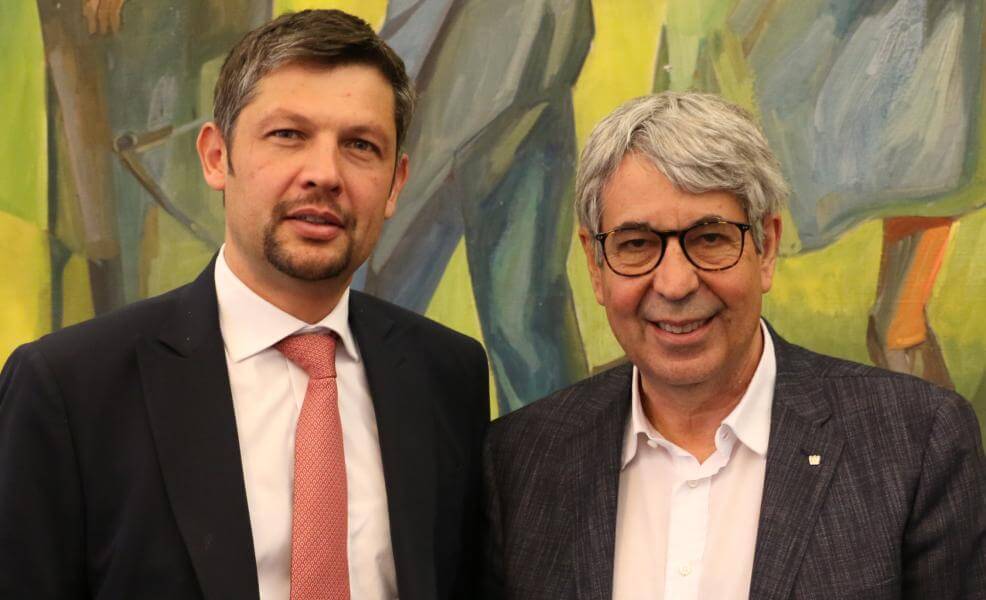 Daniel Alfreider (links) und Federico Federico Giudiceandrea