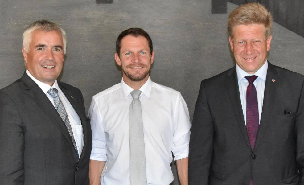 Von links: Josef Noggler, Manfred Vallazza, Franz Locher
