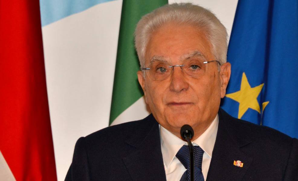 Staatspräsident Sergio Mattarella: "Nur der Weg der Zusammenarbeit kann erfolgreich und friedenstiftend sein."