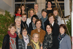 SVP Frauen beim Empfang mit Staatsministerin Emilia Müller