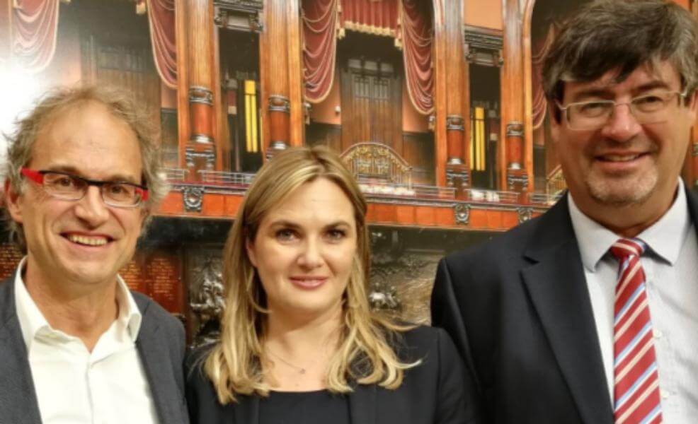 Die SVP-Kammerabgeordneten (von links): Manfred Schullian, Renate Gebhard, Albrecht Plangger