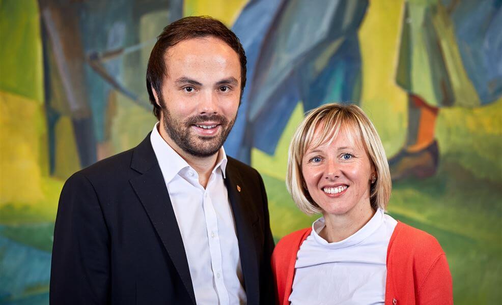 Landesrat Philipp Achammer und Landtagsabgeordnete Magdalena Amhof