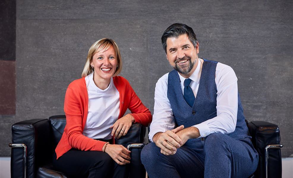L.-Abg. Magdalena Amhof und L.-Abg. Helmut Tauber
