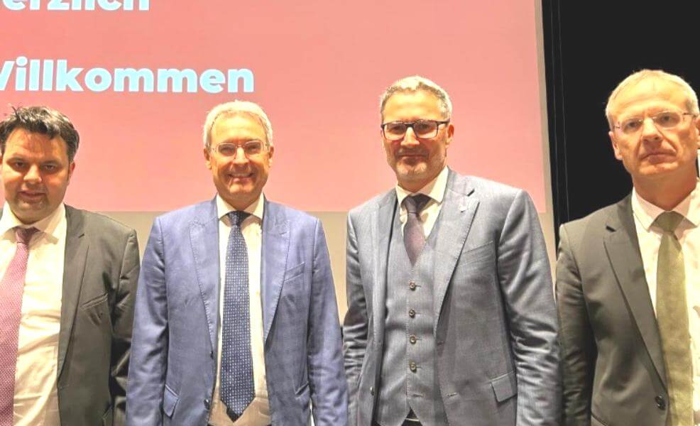 Von links: Meinhard Durnwalder, Dieter Steger, Arno Kompatscher und Walter Obwexer