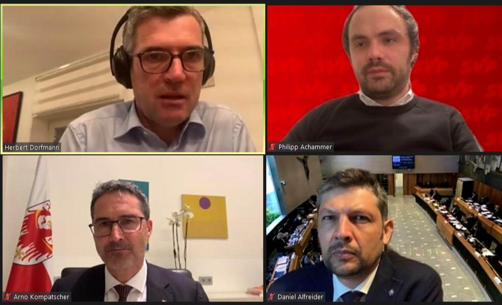 Erste bezirksweite Online-Mitgliederversammlung im SVP-Bezirk Brixen