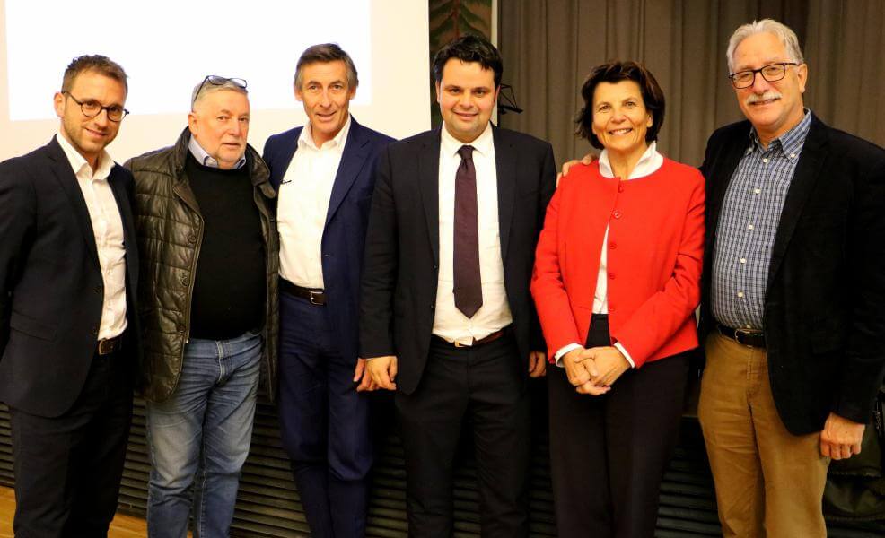 Von links: Stefan Premstaller, Peter Fuchs, Thomas Widmann, Meinhard Durnwalder, Maria Hochgruber Kuenzer, Rainer Nick
