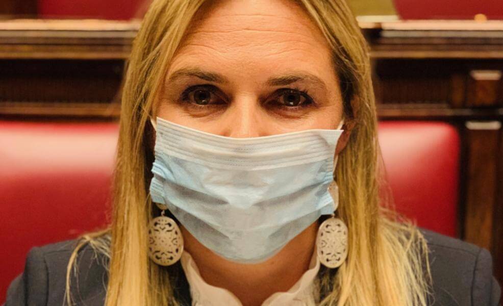 SVP-Kammerabgeordnete und -Fraktionssprecherin Renate Gebhard