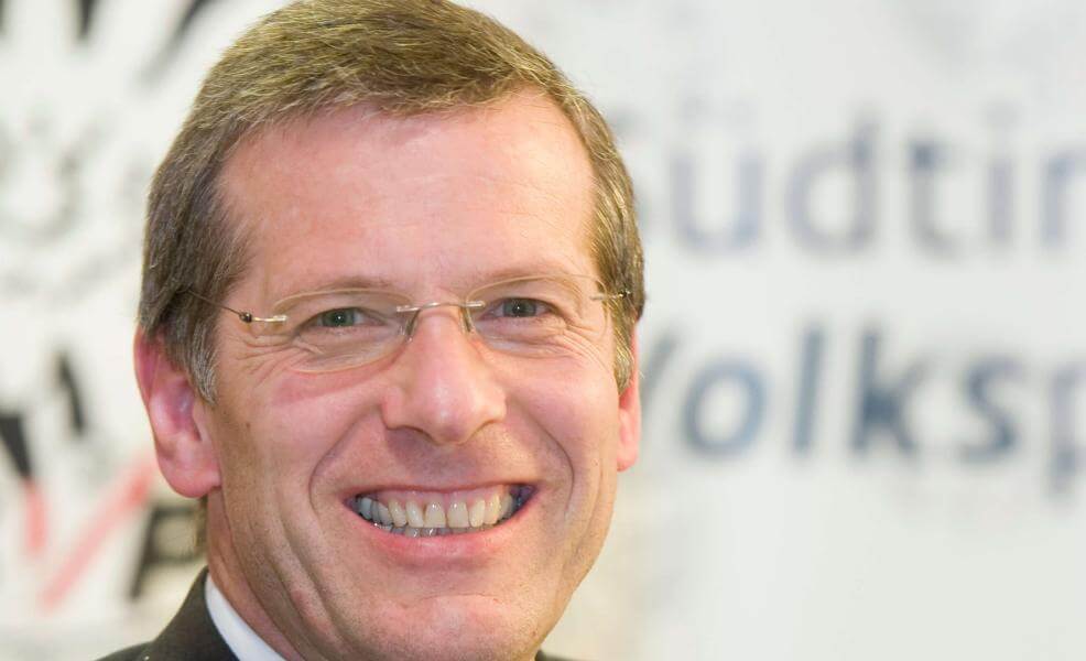 SVP-Wirtschaftsvorsitzender Josef Tschöll