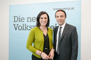 Elisabeth Köstinger (ÖVP) und Philipp Achammer (SVP)