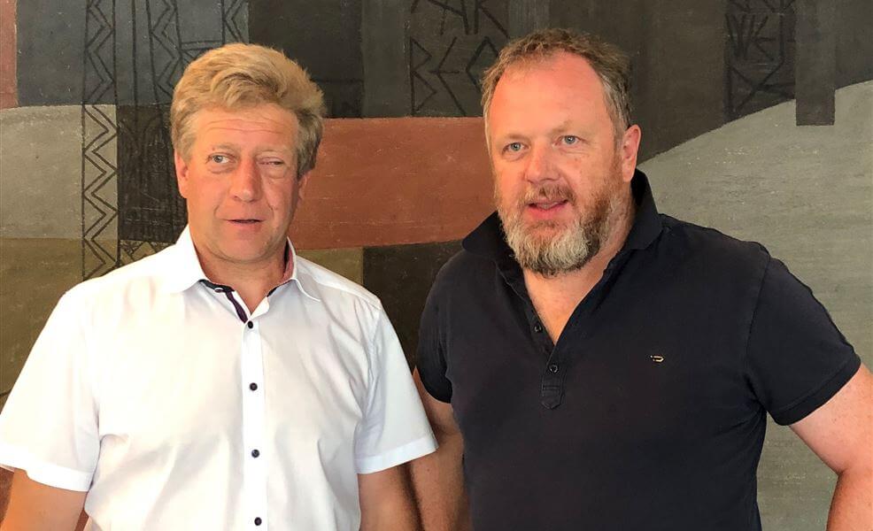 SVP-Fraktionsvorsitzender Gert Lanz und L.-Abg. Franz Locher