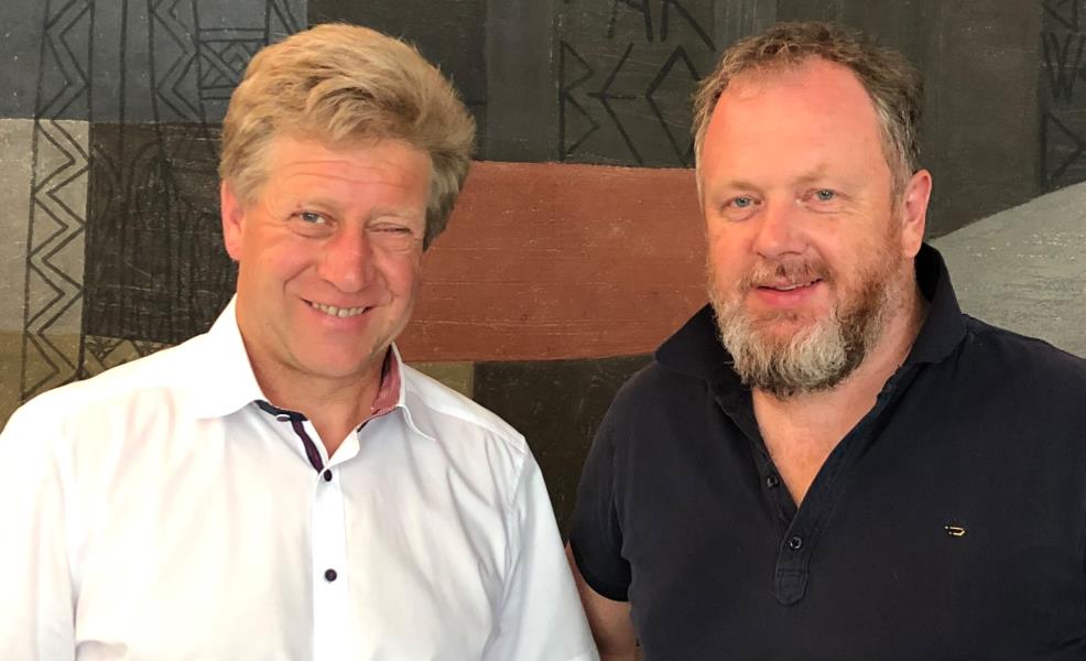 SVP-Landtagsabgeordneter Franz Locher (links) und SVP-Fraktionsvorsitzender Gert Lanz