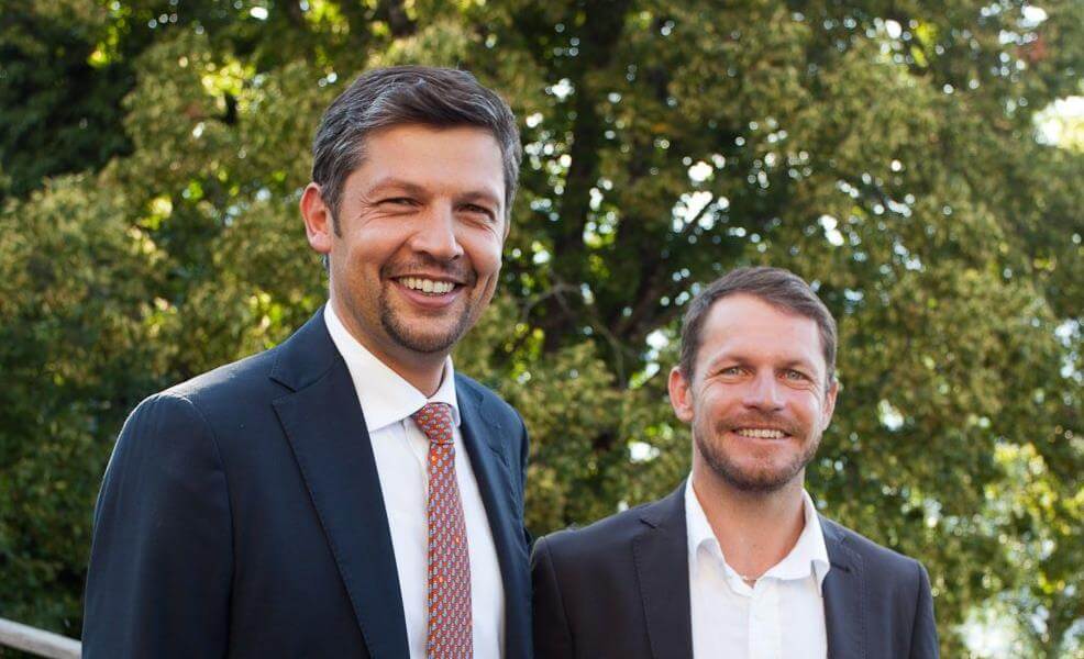 Alfreider Daniel (links) und Manfred Vallazza