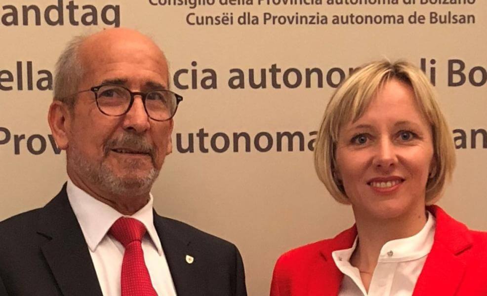 Helmuth Renzler (links) und Magdalena Amhof