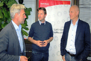 Landesrat Schuler, Bezirksobm. Christanell, Stellv. Ganner