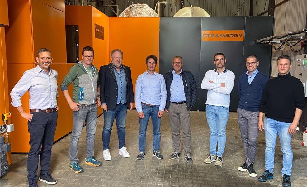 Südtiroler Energiefachleute besuchen "Steamergy"