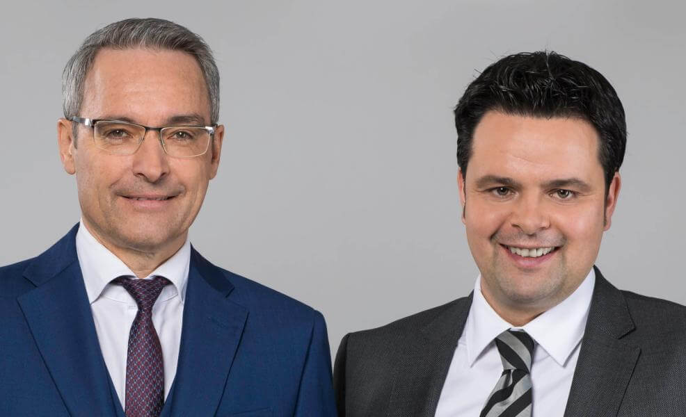 Dieter Steger (links) und Meinhard Durnwalder