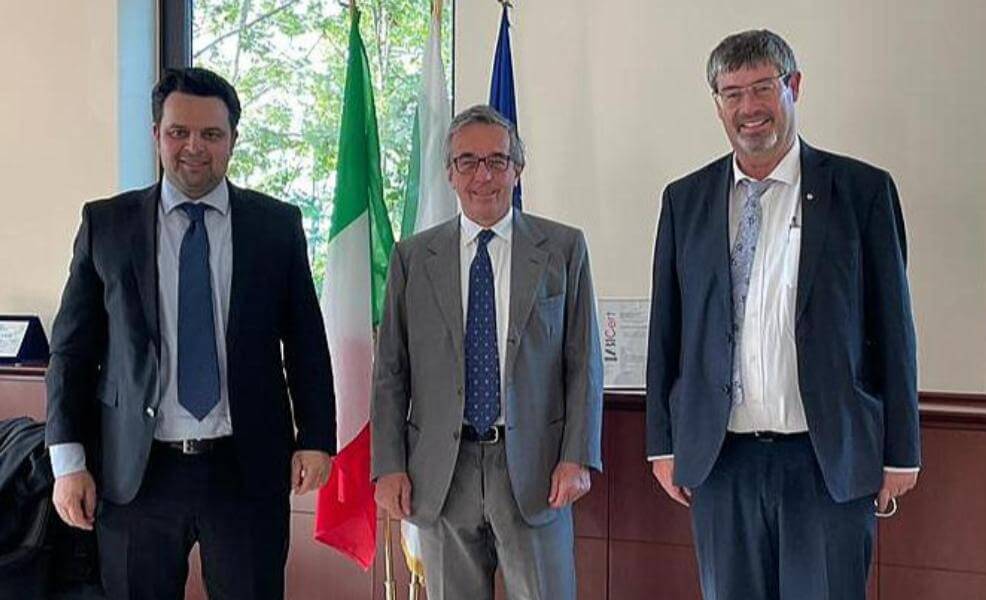 Von links: Meinhard Durnwalder, Andrea Ripa di Meana, Albrecht Plangger