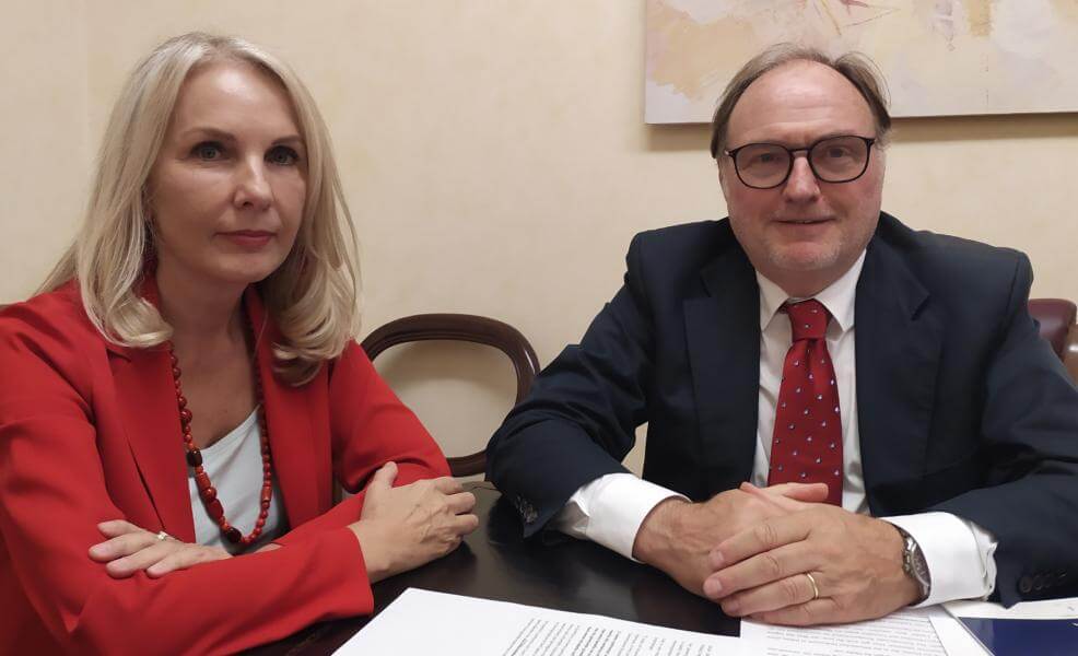 Julia Unterberger mit Cuno Tarfusser