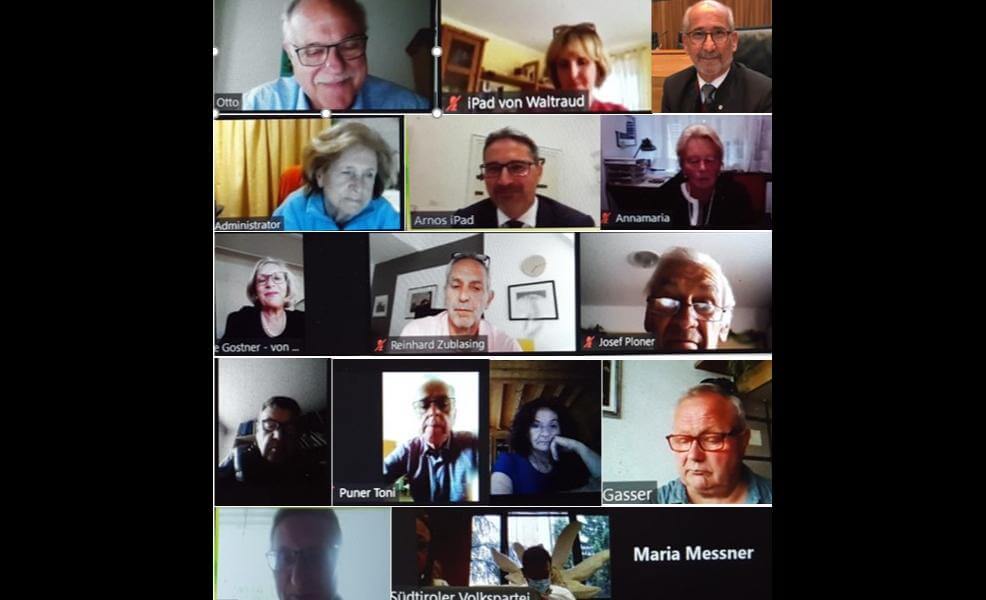 SVP Senioren in Videokonferenz mit LH Arno Kompatscher