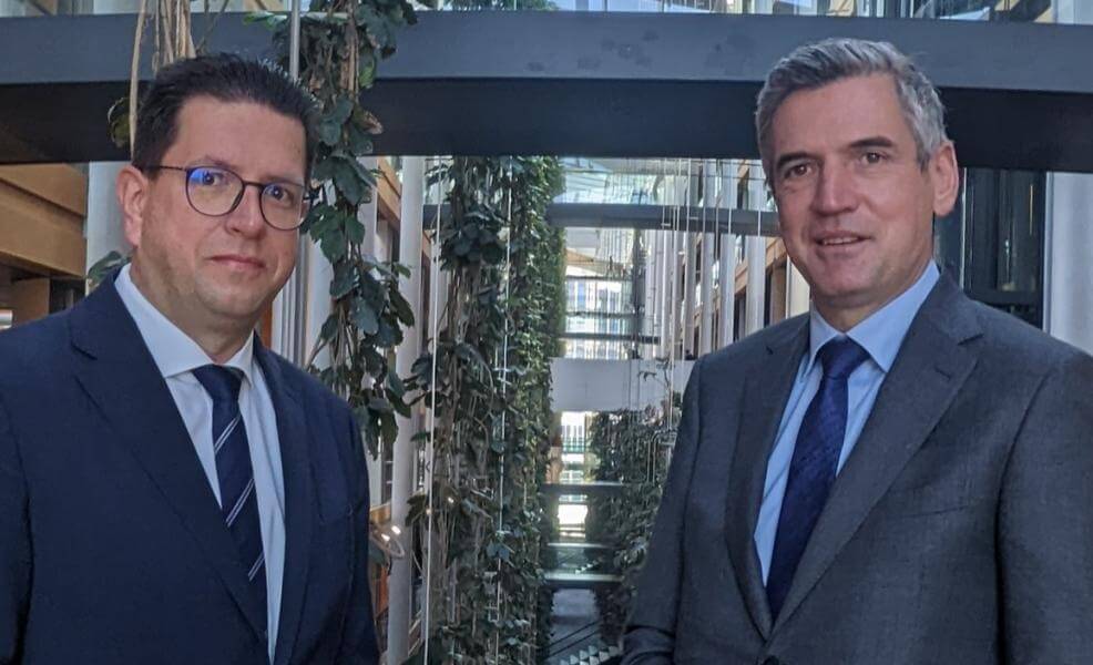Lóránt Vincze (links) und Herbert Dorfmann
