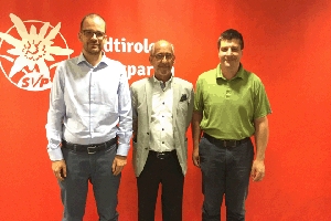 Von links: Hannes Unterhofer, Helmuth Renzler und Richard Kienzl